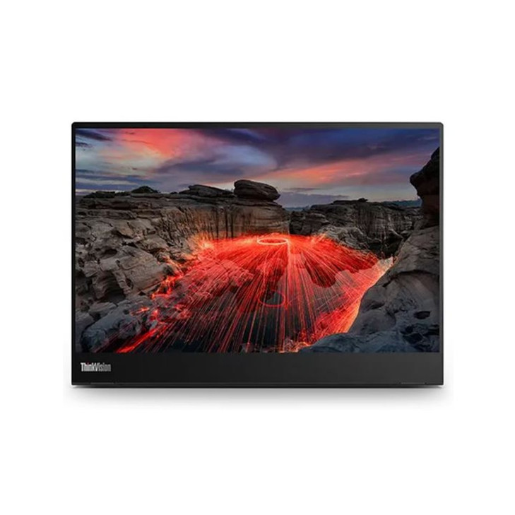LENOVO ThinkVision M14-2 14' TOUCH 2K 2240x1400 Portable Monitor 60Hz 6ms Tilt Lift Pivot Height Adjustable 0.7kg 178° View Angle Pen USB-C DP1.2 VESA