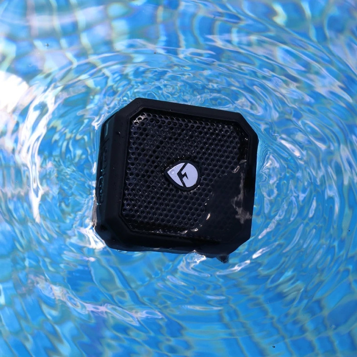 EcoPebble Lite 3-Watt Mini Waterproof Party Speaker - Black