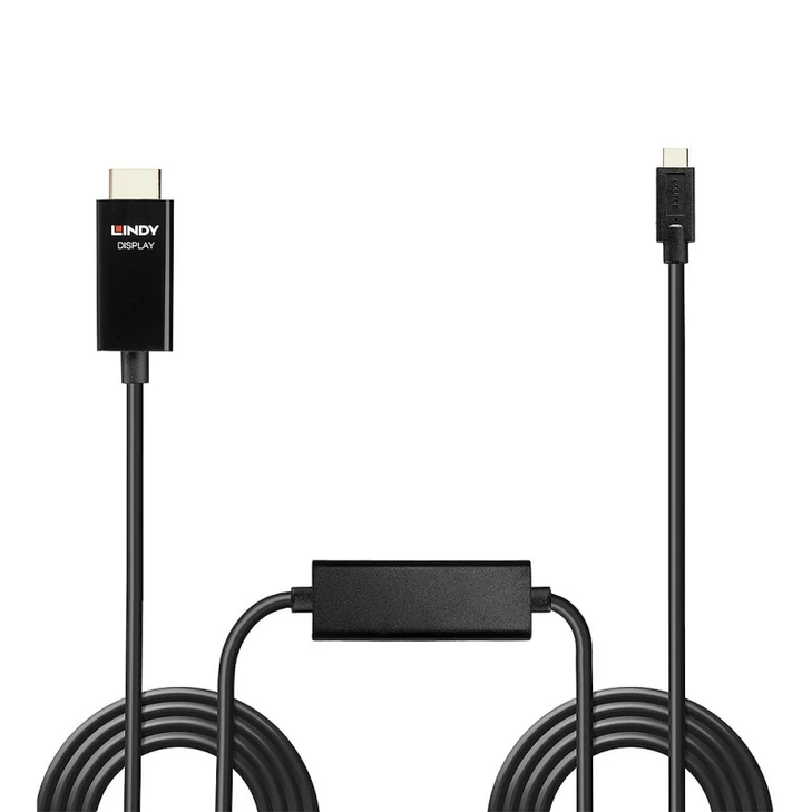 Lindy 5m USB Type C to HDMI 4K60 Adapter Cable with HDR [43315] - image 2