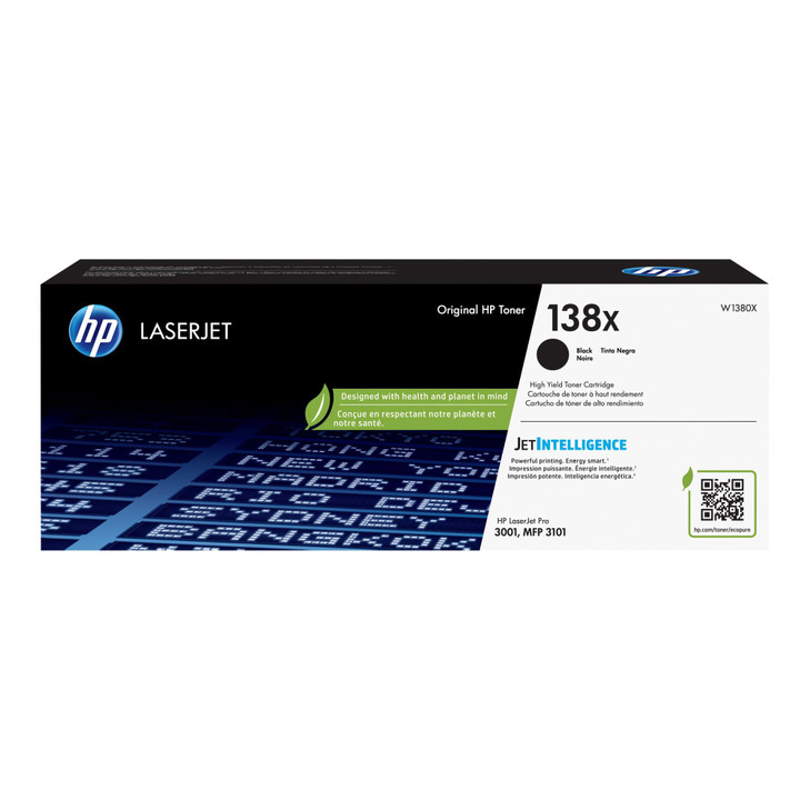 HP #138X Black Toner W1380X
