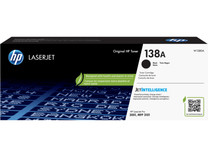 HP #138A Black Toner W1380A