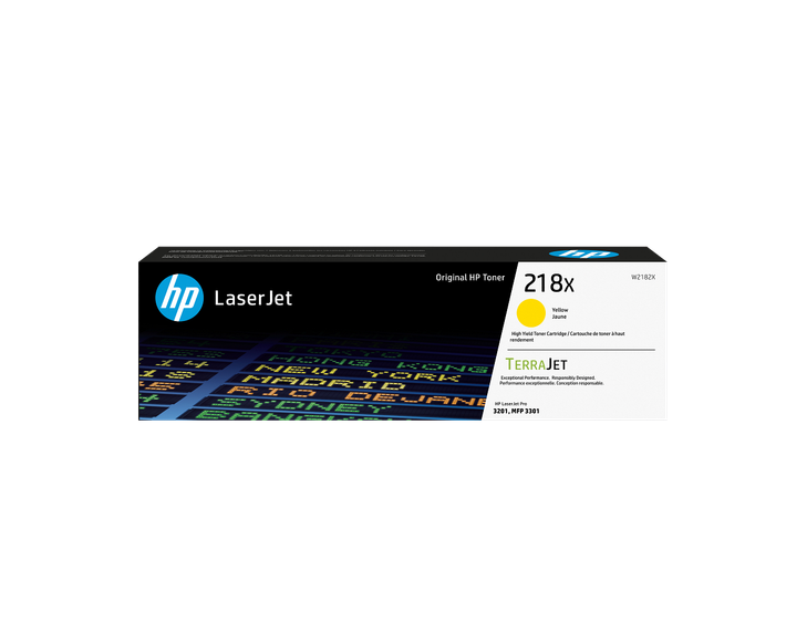 HP #218X Yellow Toner W2182X