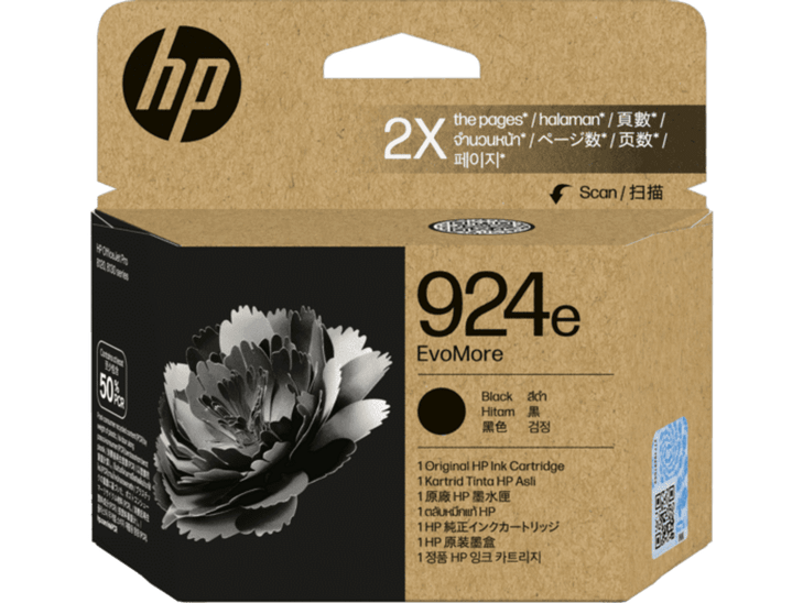 HP #924e Black Ink 4K0V0NA