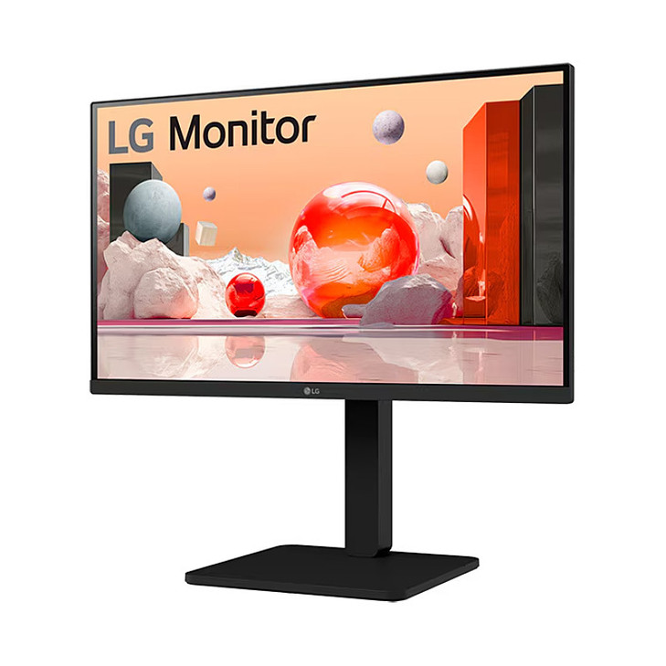 LG 23.8'' IPS FHD monitor 1920×1080 (16:9) 5ms 100Hz DP HDMI VGA USB Speaker Pivot [24BA550] - image 2