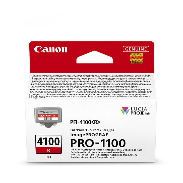Canon PFI4100 Red Ink Cart - image 2