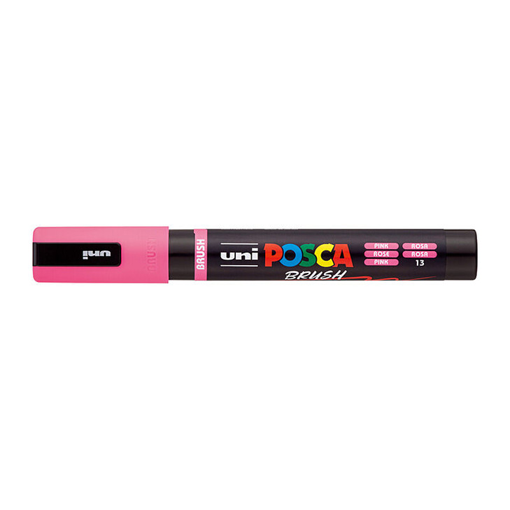 Posca Medium Brush Tip Pink
