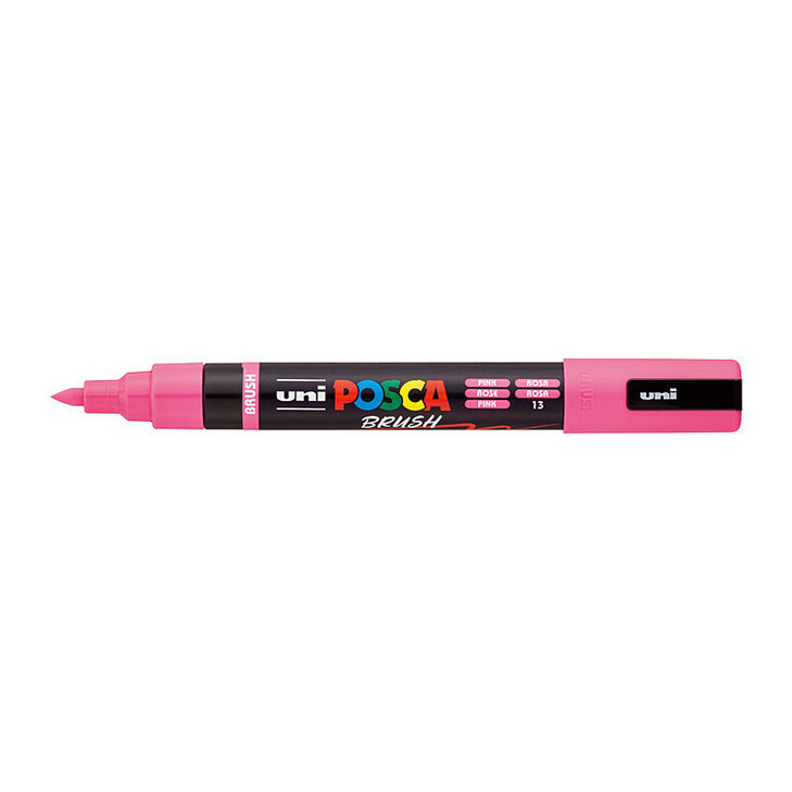 Posca Medium Brush Tip Pink - image 2