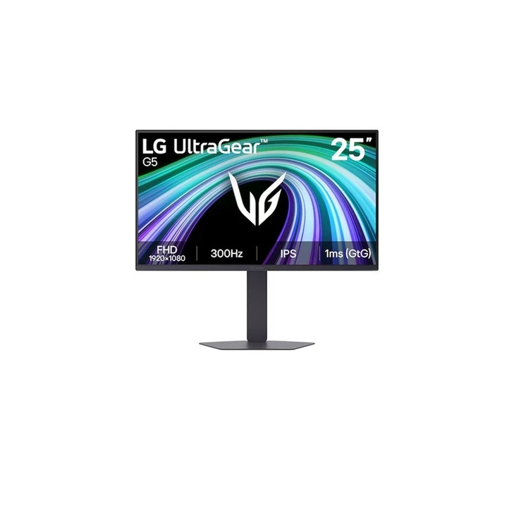 LG UltraGear 25' IPS Full HD 300Hz Monitor, 1920×1080, IPS, 300Hz, 1ms GtG, HDR10, sRGB 99%, G-SYNC Compatible, FreeSync Premium, DP 1.4, 2xHDMI