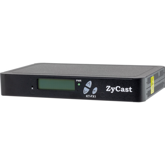 ZYCAST KTFX1 SINGLE INPUT FOXTEL MODULATOR HD NO LOOP NO AUDIO DELAY NOIR