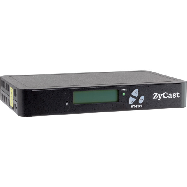 ZYCAST KTFX1 SINGLE INPUT FOXTEL MODULATOR HD NO LOOP NO AUDIO DELAY NOIR