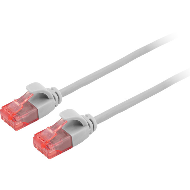 PRO2 LC6ASL0300WH 3M SLIM CAT6A PATCH LEAD WHITE ULTRA THIN
