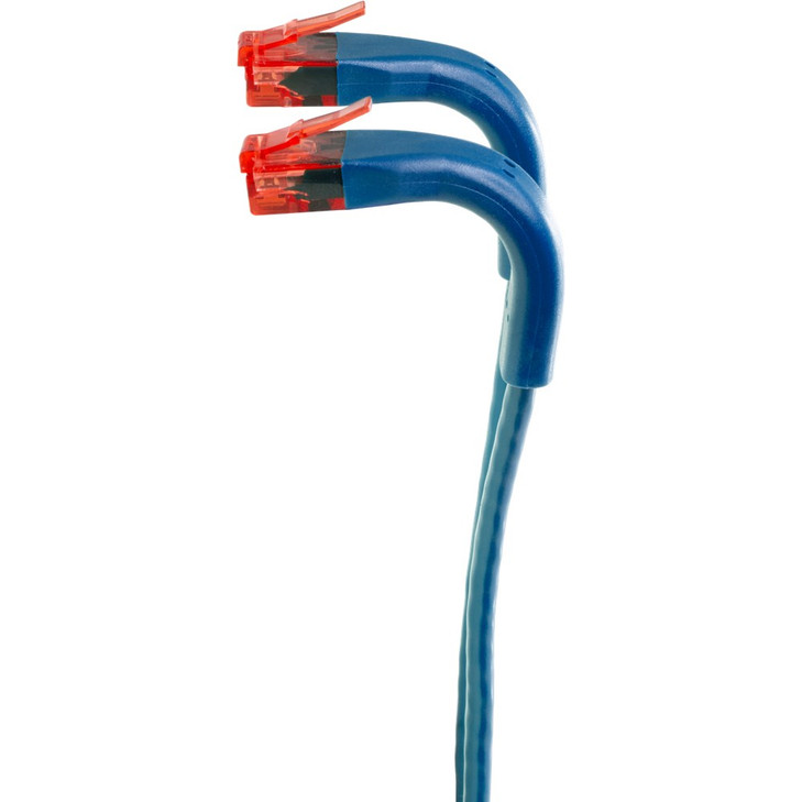 PRO2 LC6ABH0100BL 1M BENDABLE HEAD CAT6A PATCH LEAD BLUE SLIM ULTRA THIN