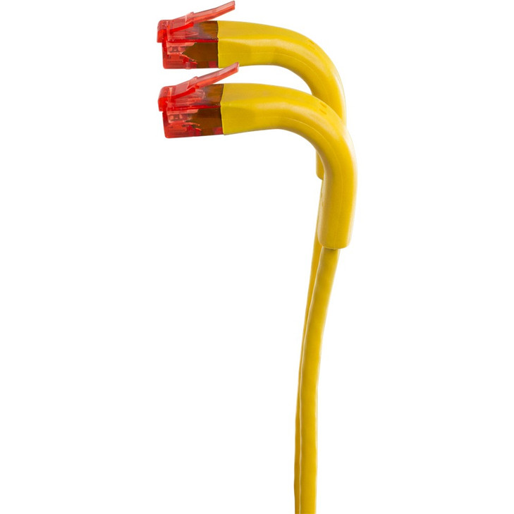 PRO2 LC6ABH0100YL 1M BENDABLE HEAD CAT6A PATCH LEAD YELLOW SLIM ULTRA THIN