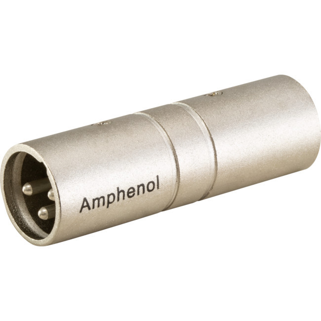 AMPHENOL PD4905 3 PIN XLR PLUG TO PLUG GENDER CHANGER