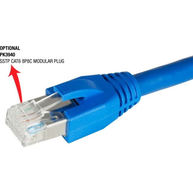 DOSS PK4050 RJ45 RUBBER BOOT SUITS PK3940 8MM FOR CAT5E/6 BLUE SHIELDED
