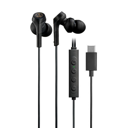In Ear Headphons Noise Cancel C Con Black