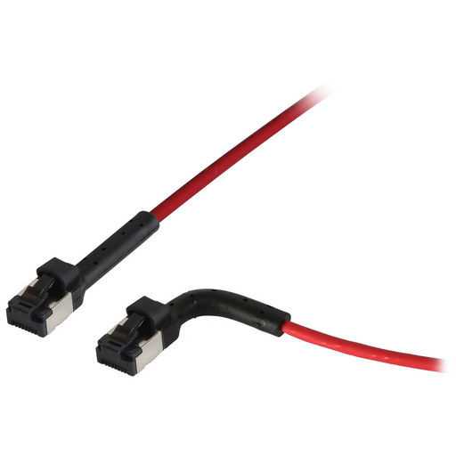 Cat7 U/ftp Bendable Thin Lead 0.5m Red