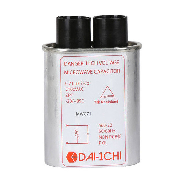 MICROWAVE OVEN HIGH VOLTAGE CAPACITORS - .71UF 2100V M/WAVE CAP - MWC71