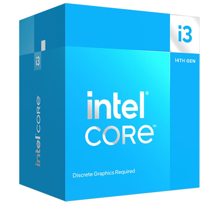 Intel i3 14100F CPU 3.5GHz (4.7GHz Turbo) 14th Gen LGA1700 4-Cores 8-Threads 17MB 58W Graphics Card Required Retail Raptor Lake with Fan