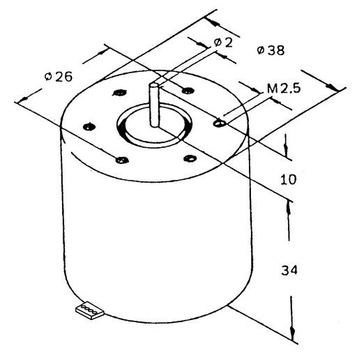 510KD SERIES 1600/3200 RPM DUAL SPEED - EG510KD-9B 2 SPEED MOTOR - 510KD9B