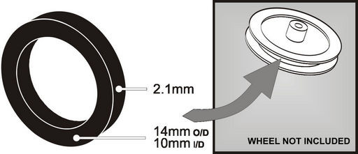 CASSETTE IDLER TYRE - RT720 TYRE