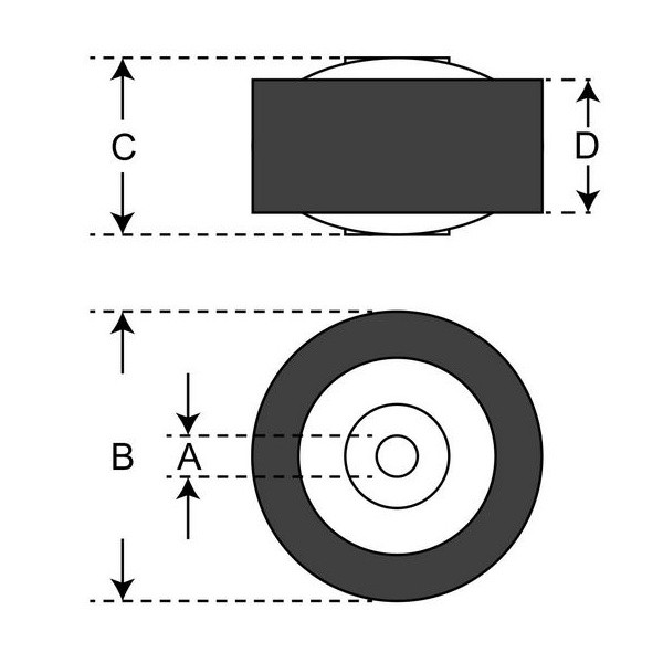 CASSETTE PINCH ROLLERS - CPR18 CASS PINCH ROLLER