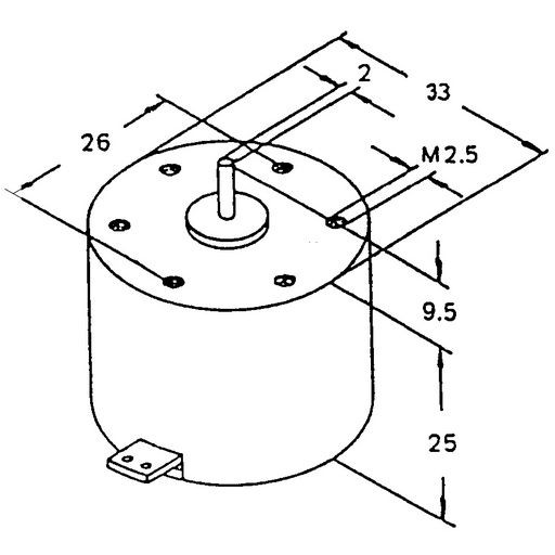 MABUCHI EG530AD SERIES - 530AD2F MOTOR