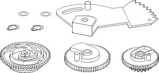 PANASONIC GEAR KIT - VUA4100KIT GEAR KIT - VDG0347