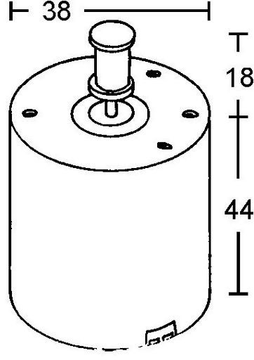 SHARP CAPSTAN MOTOR - VM1059 C/MTR RMOTP1059GE - LLA6B01, LLA6BO1, RMOTP1059GEZZ
