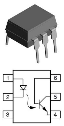 OPTO COUPLERS - 4N26 OPTO COUPLER