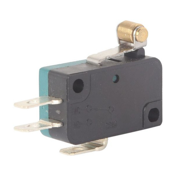 ROLLER-LEVER SWITCH 4.8mm ROLLER 14mm - SWM424 MICRO SW W ROLLER