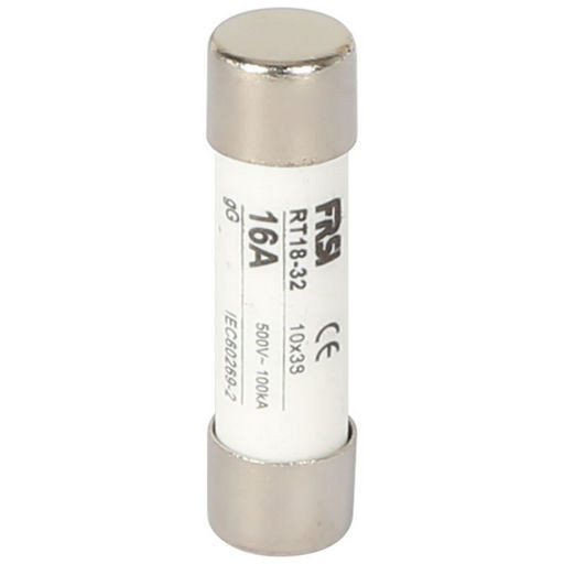 FUSES CERAMIC 10 x 38mm 5AG - HRC-16 FUSE 10X35MM 16A - HRC16