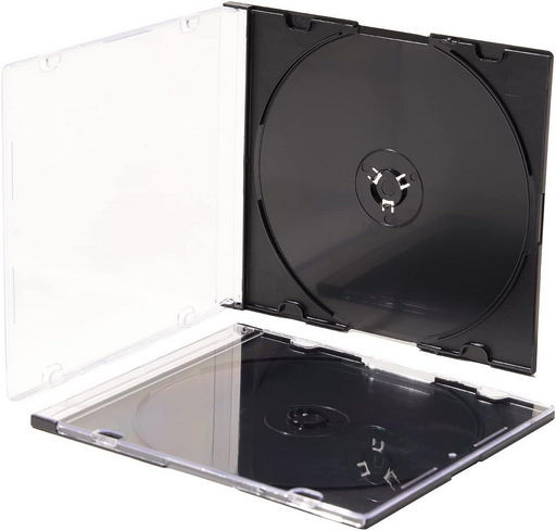 CD JEWEL CASE SLIM - JWLS1B SLIM JEWEL BLACK