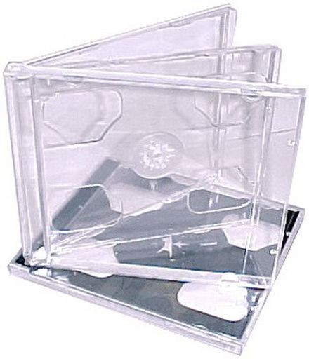 CD JEWEL CASE DOUBLE - JWL2B DOUBLE JEWEL BLACK