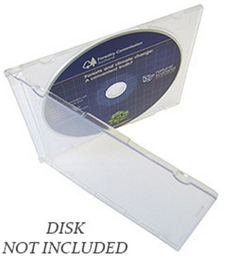 CD JEWEL CASE SLIM - JWLS1C SLIM JEWEL CSE CL - Clear