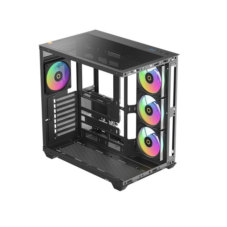 OCYPUS GAMMA C74 BLACK GAMING CASE
