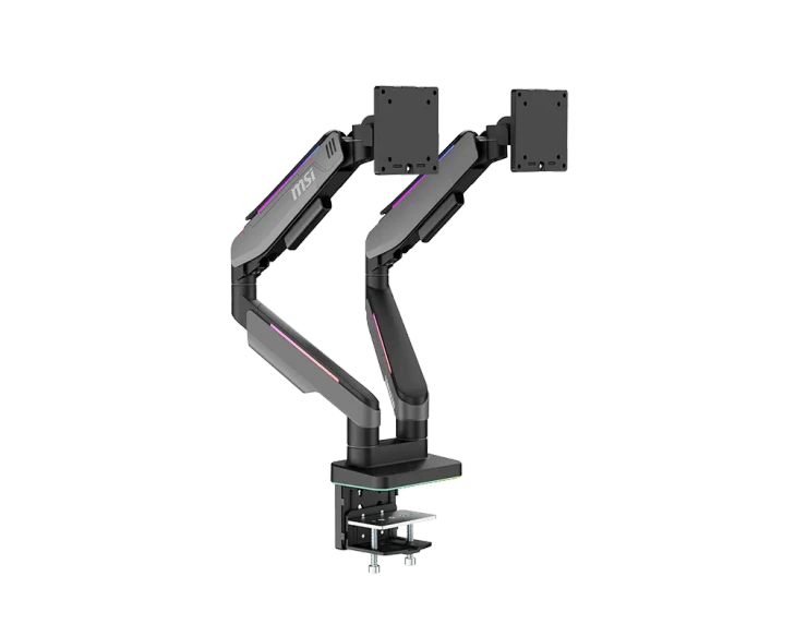 MSI MPG MT201DRG CLAMP/GROMMET MOUNT DUAL MONITOR STAND