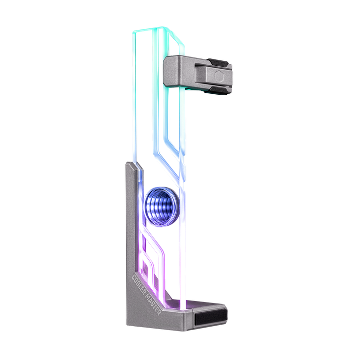 COOLER MASTER UNIVERSAL ATLAS ARGB GPU SUPPORT BRACKET INFINITY MIRROR DESIGN EDGE-LIT A