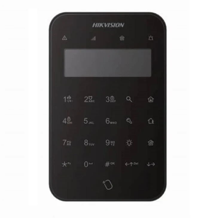 HIKVISION AX PRO PK1-LT-WB WIRELESS LCD KEYPAD BLACK 2YR