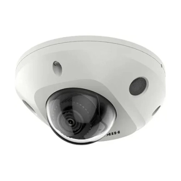 HIKVISION ACUSENSE 2CD2566G2-IS 6MP MINI DOME CAMERA FIXED 2.8MM IR 30M MIC 3YR