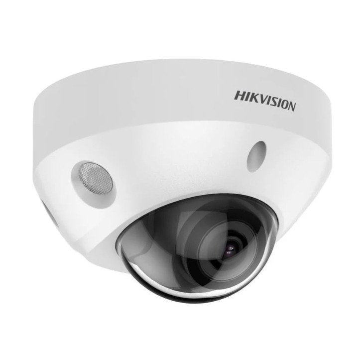 HIKVISION ACUSENSE 2CD2586G2-IS 8MP MINI DOME CAMERA FIXED 2.8MM IR 30M MIC 3YR