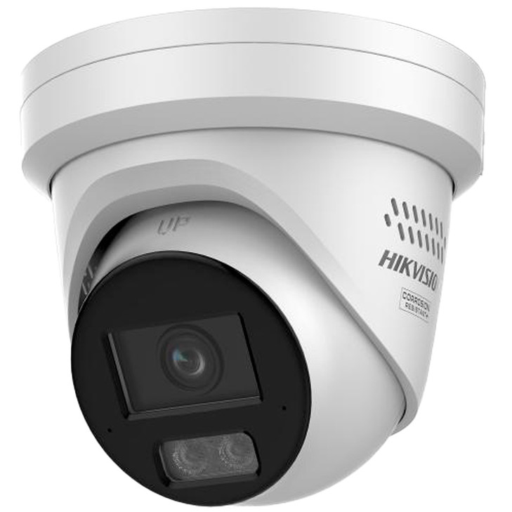 HIKVISION COLORVU3.0 2CD23 87G3-LI2U-SL 8MP STROBE AUDIO TURRET 4MM IR30M MIC 3YR