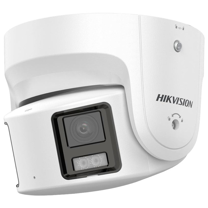 HIKVISION COLORVU 2CD2387G2P-LSU-SL 8MP DUAL LENS STROBE AUDIO TURRET 4MM MIC 3YR