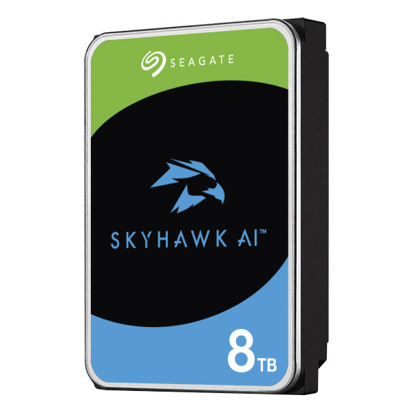SEAGATE 8TB SKYHAWK AI SURVEILLANCE INTERNAL 3.5"SATA DRIVE 3YR