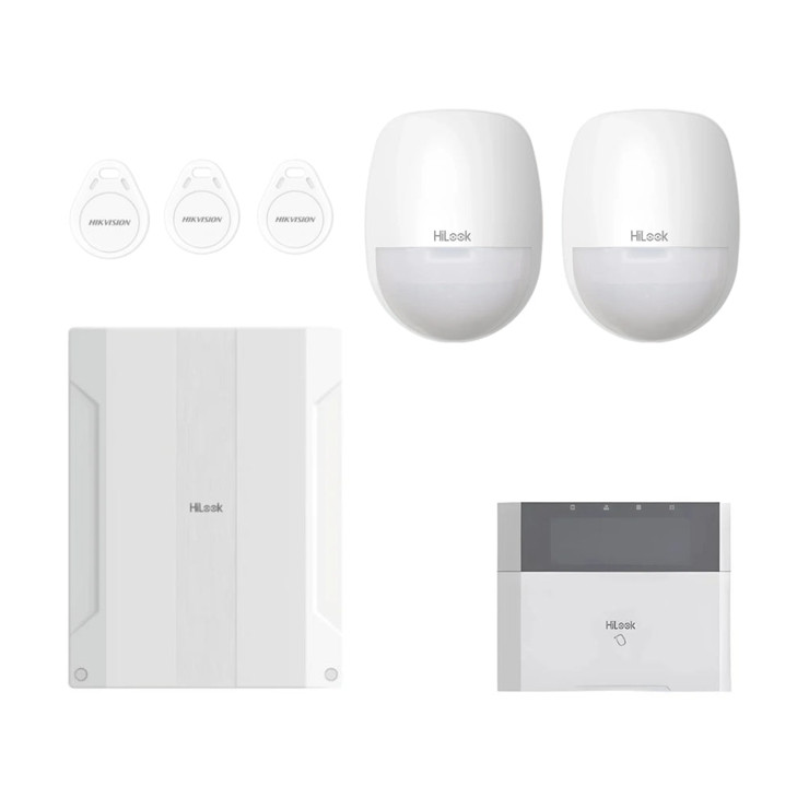 HIK HILOOK HA-ALARM-KIT1 WIRED ALARM KIT 1XALARM PANEL 1XKEYPAD 2XPIR 3XTAGS 3YR