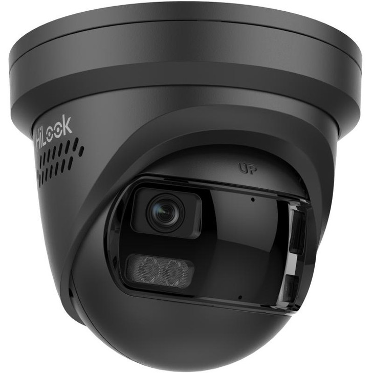 HIKVISION HILOOK PRO NO SMART EVENTS T289PH-MU-SL-BLK 180 TURRET 2MM IR30M MIC 3YR