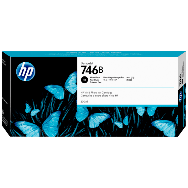 HP 746B 300ML PHOTO BLACK DESIGNJET INK - Z6 / Z9