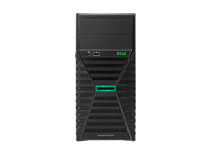 HPE ProLiant ML30 Gen11 6333P 3.1GHz 6c 1P 1x16GB-U 8SFF MR408i-p 2x480GB SSD 1x500W PS AP