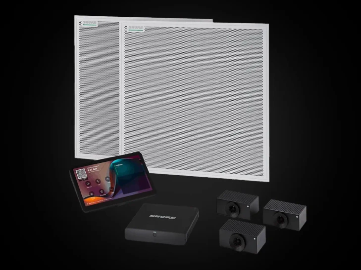 SHURE(IMXRK80-A)MTR KIT-11" TOUCH CONTROL(1) MTR PC(1) MXA902(2) HUDDLY CREW(1)-LARGE ROOM