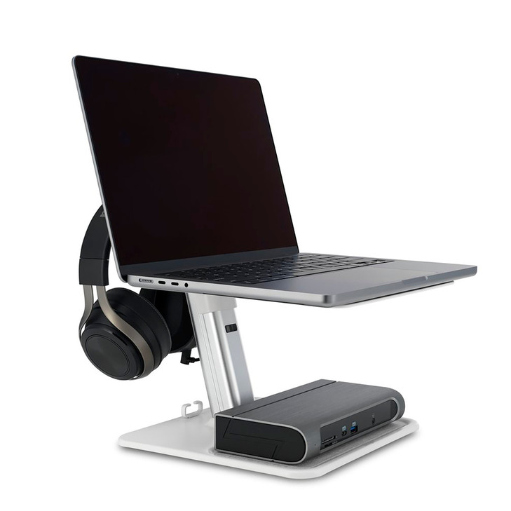 KENSINGTON LAPTOP RISER WITH DOCK STORAGE & HEADSET HANGER
